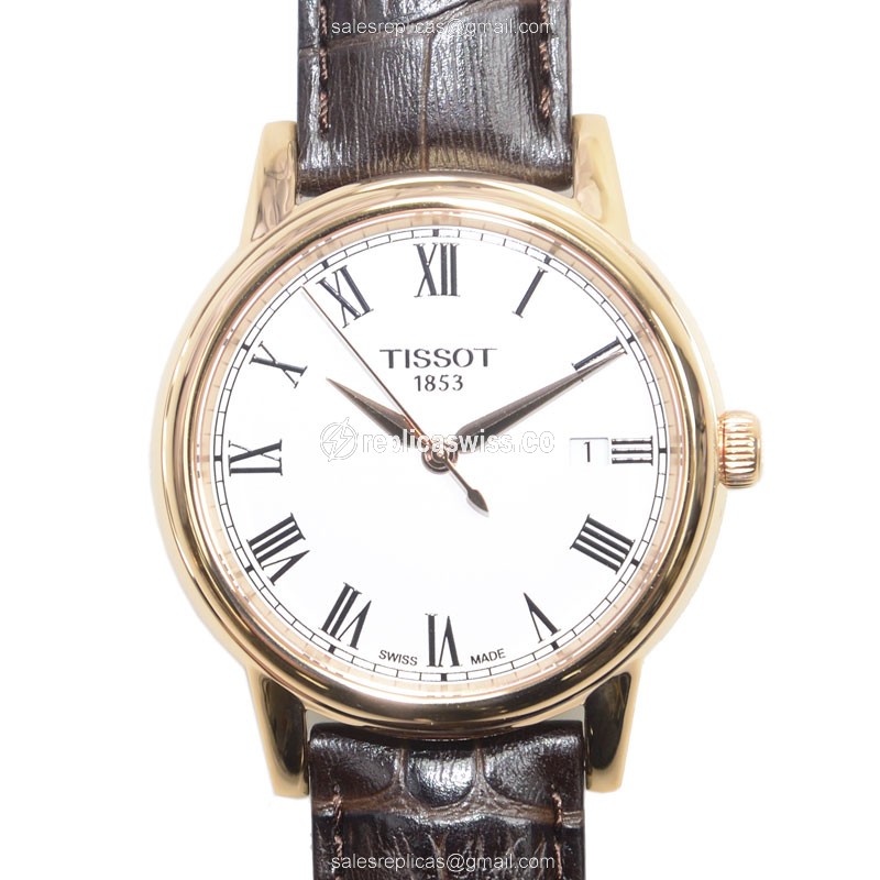 Elegant Tissot T-Classic Quartz Replica in White Dial & Stainless Steel Case Watch