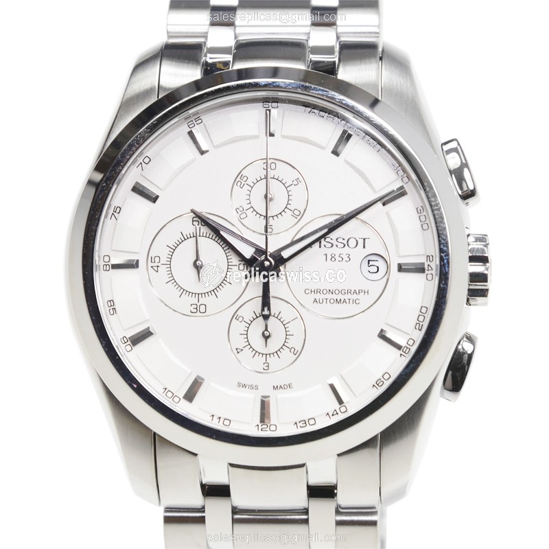 Elegant Tissot T-Classic Replica in Stainless Steel, Automatic Movement & Silver Dial Watch