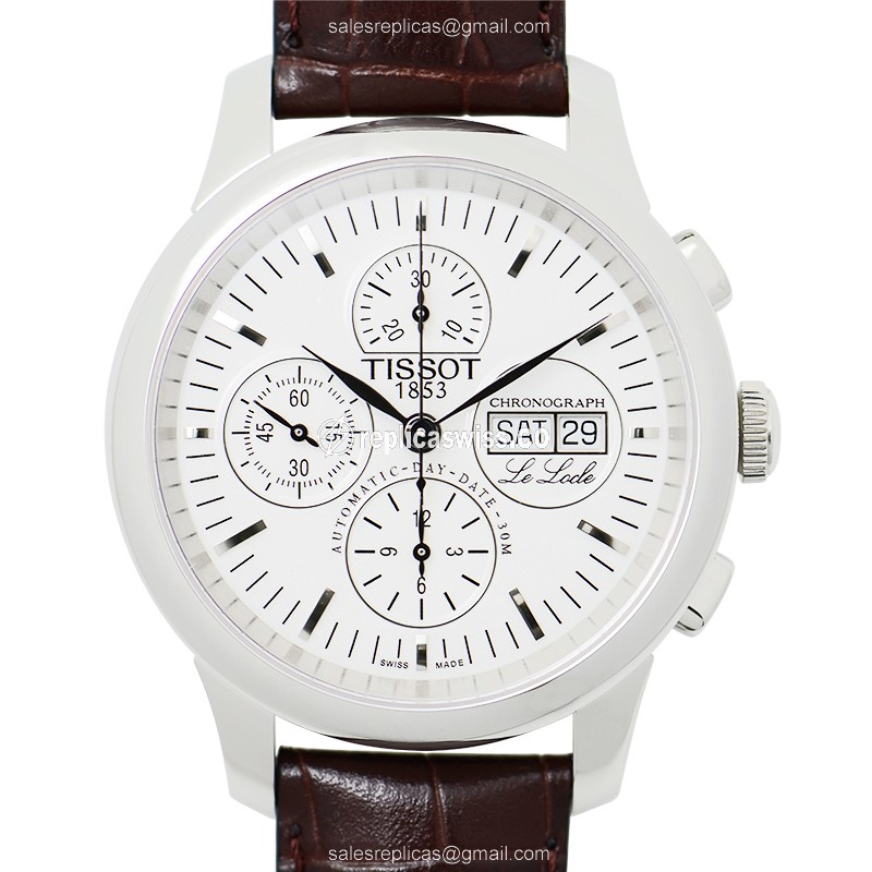 Elegant Tissot T-CLASSIC Replica in Stainless Steel, Automatic Movement & White Dial, Genuine