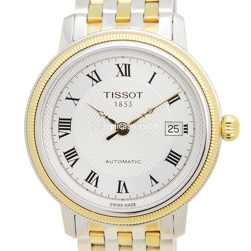 Elegant Tissot T-Classic Replica Watch in Silver Dial & Stainless Steel Case, Automatic Movement