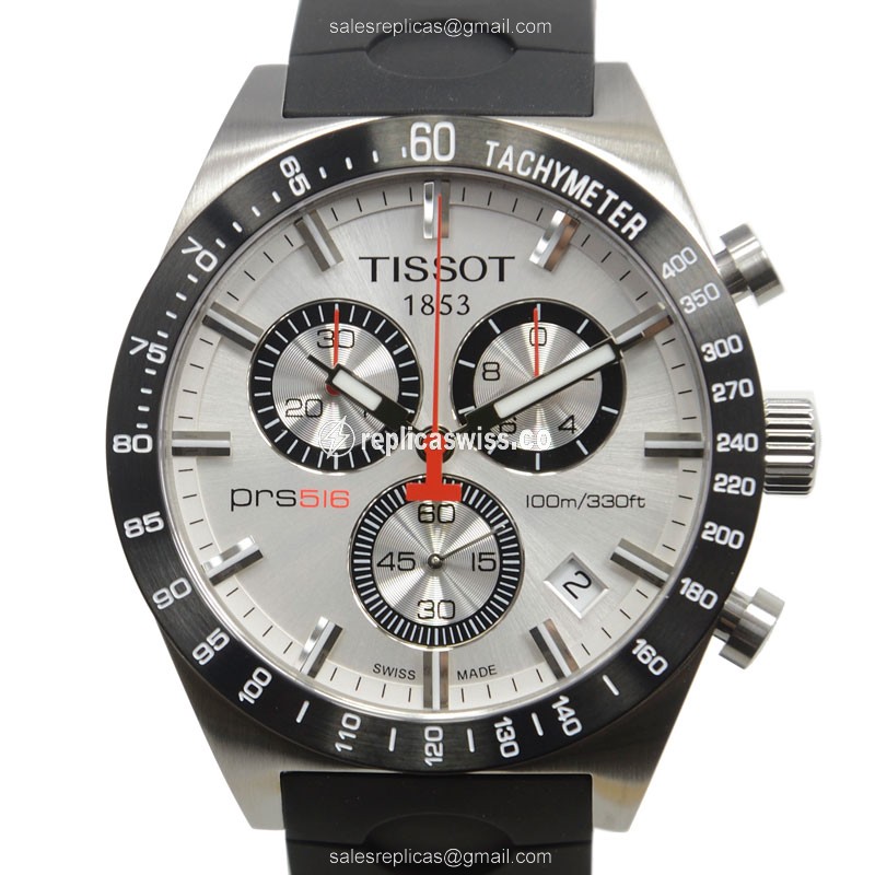 Elegant Tissot T-SPORT Quartz Replica in Silver Dial, Durable Stainless Steel Case Watch
