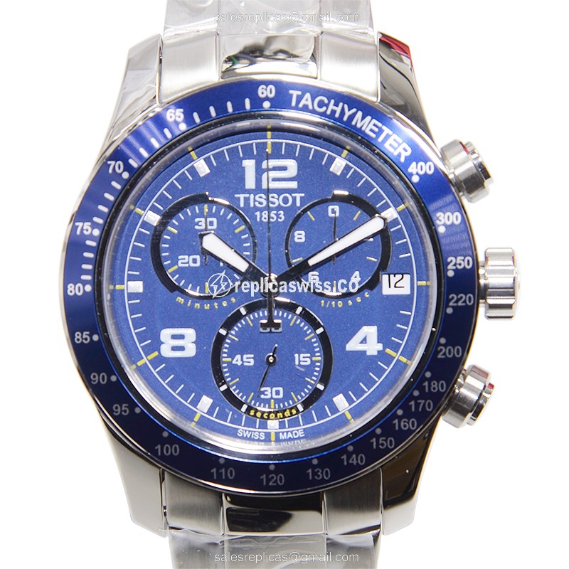 Elegant Tissot T-SPORT Replica with Blue Dial & Stainless Steel Case, Automatic Movement Watch