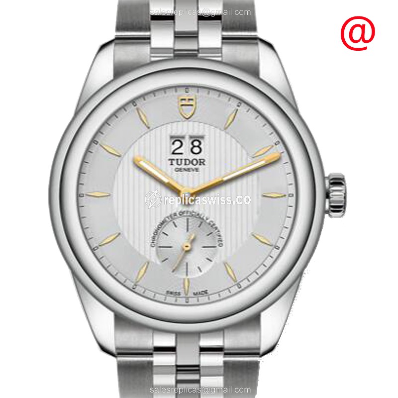 Elegant Tudor 57100SV GLAMOUR Date Replica with Automatic Movement & Silver Dial Watch
