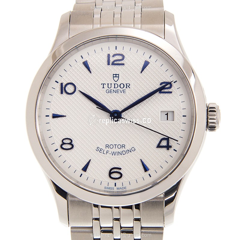 Elegant Tudor 91450-67030-WT 1926 Automatic Replica with White Dial Steel Case Watch