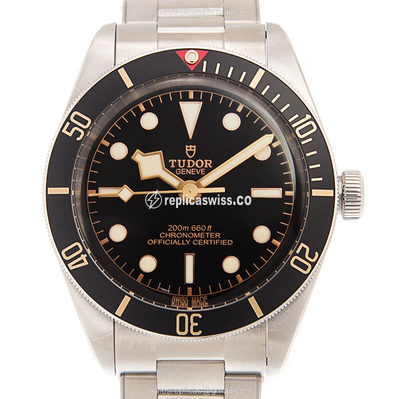 Elegant Tudor Black Bay 1958 Replica Watch | Automatic Movement, Stainless Steel Case