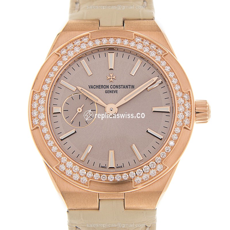 Elegant Vacheron Constantin 2305V/000R-B077 Overseas Replica | Automatic Movement, Rose Gold Case &