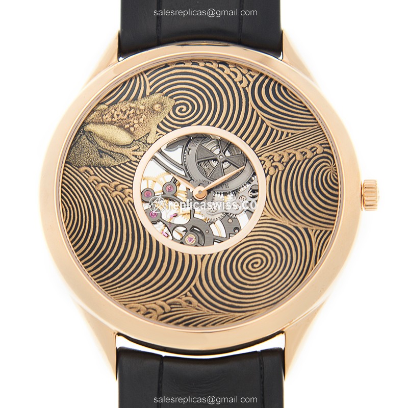 Elegant Vacheron Constantin 33222/000R-9546 Metiers Dart Replica in 18kt Gold with Automatic