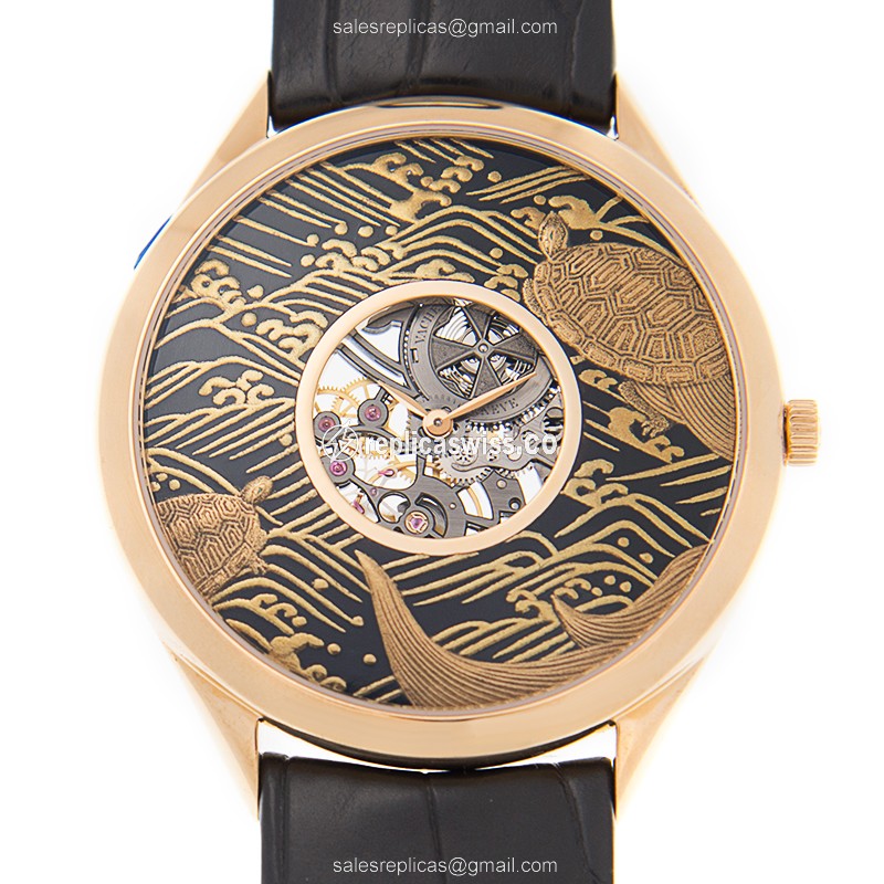 Elegant Vacheron Constantin 33222/000R-9548 METIERS DART Manual Wind Replica in 18kt Rose Gold with