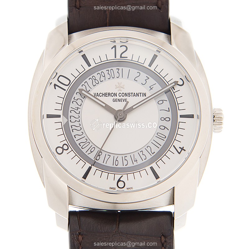 Elegant Vacheron Constantin 4500S/000A-B195 Quai De Lile Replica Watch in Stainless Steel with