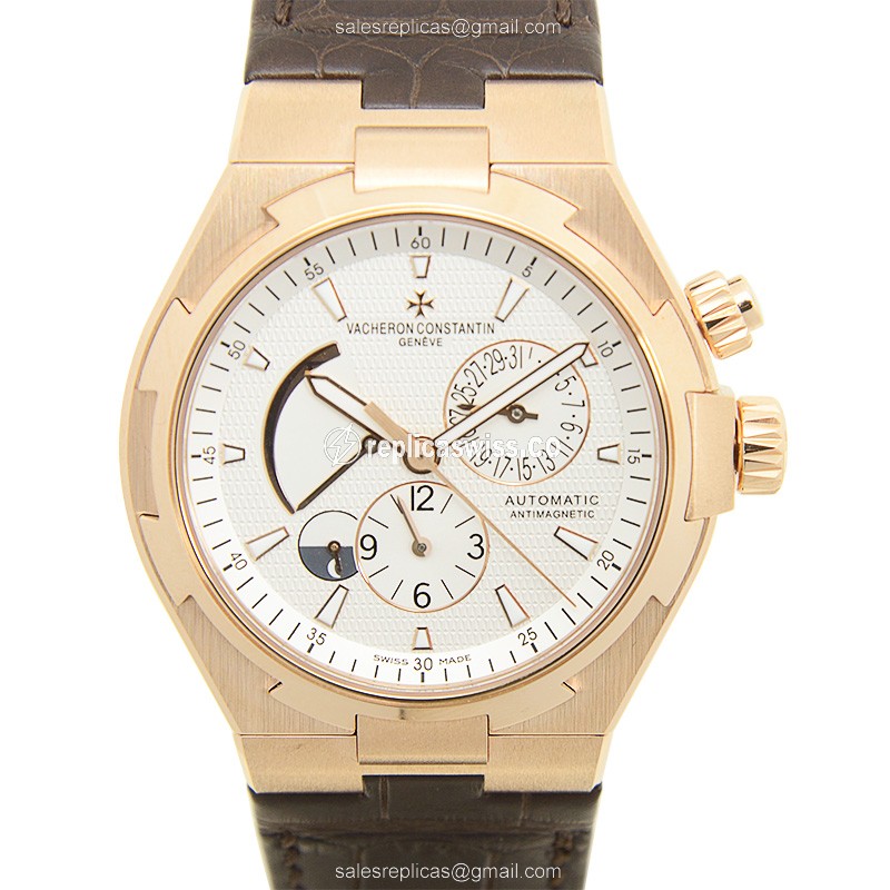 Elegant Vacheron Constantin 47450/000R-9404 Replica Watch | White Dial, 18kt Gold Case, Automatic