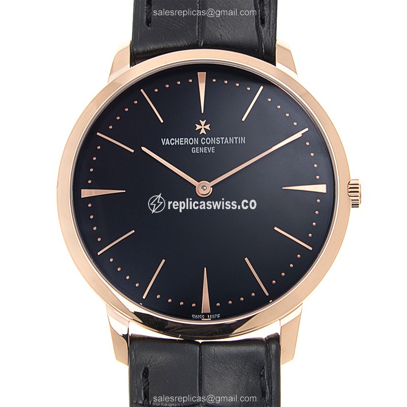Elegant Vacheron Constantin 81180/000R-9283 Patrimony Traditionelle Replica, Automatic Movement