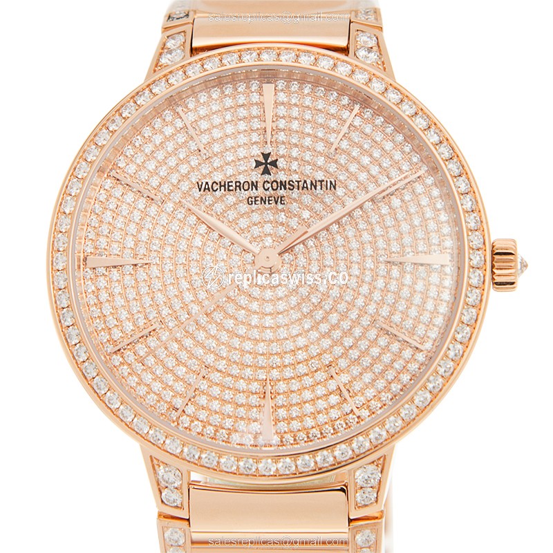 Elegant Vacheron Constantin 86615/CA2R-9839 Patrimony Traditionelle Replica, Automatic Movement