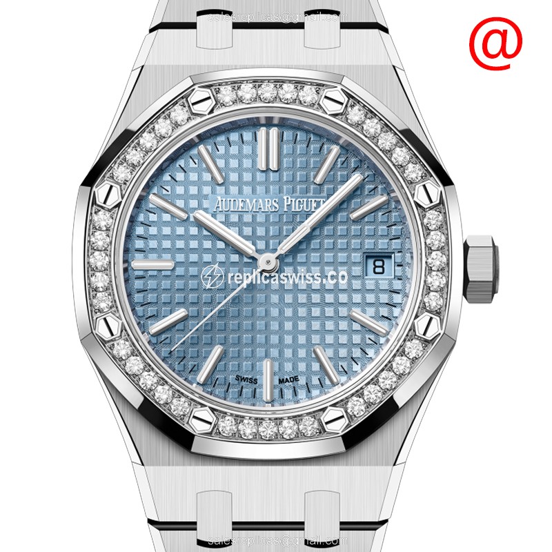 Exquisite Audemars Piguet 15551ST.ZZ Replica Watch | Automatic Movement, Blue Dial, Stainless Steel