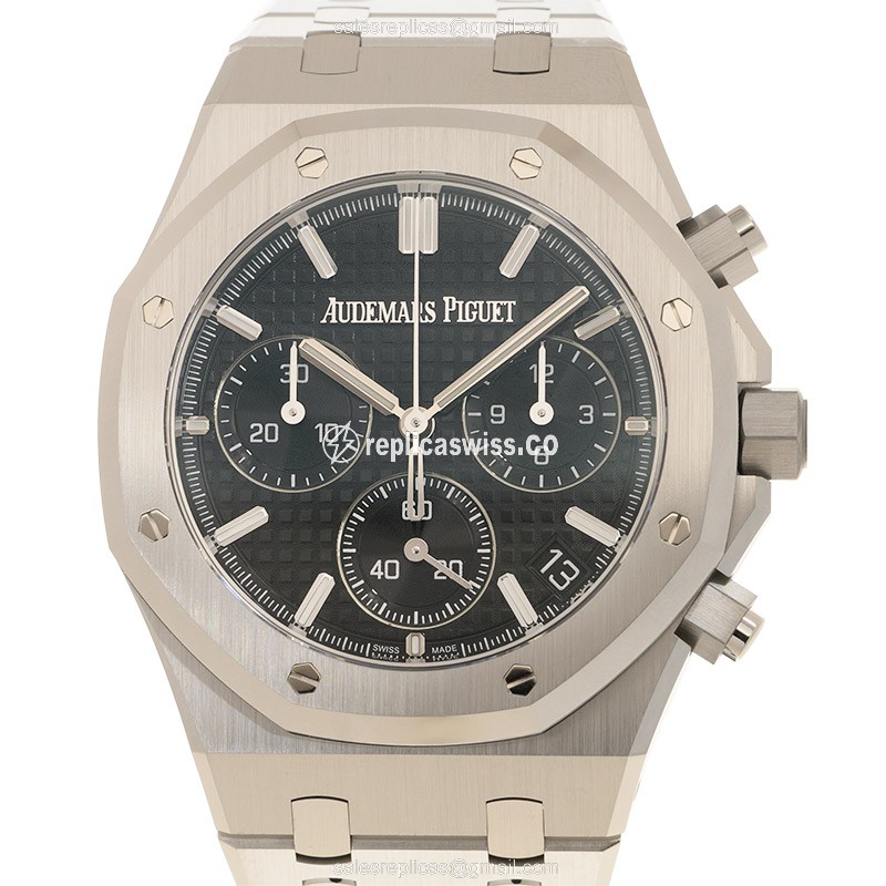Exquisite Audemars Piguet 26240ST.OO.1320ST.02 Replica with Black Dial Stainless Steel Case