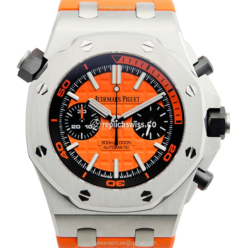 Exquisite Audemars Piguet Royal Oak Offshore Replica with Automatic Movement Orange Dial &
