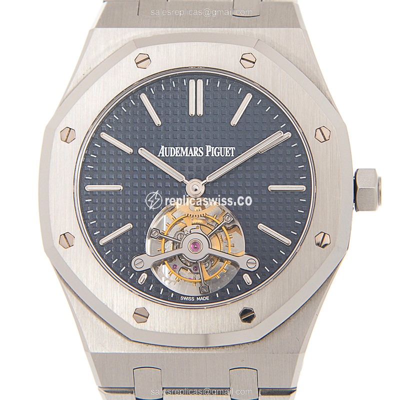 Exquisite Audemars Piguet ROYAL OAK Replica in Stainless Steel Case, Automatic Movement, Blue