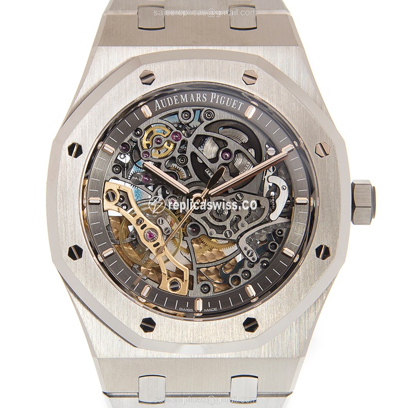 Exquisite Audemars Piguet Royal Oak Replica in Stainless Steel with Automatic Movement Silver