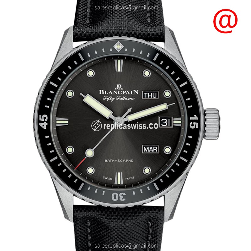 Exquisite Blancpain 5071-1110-B52A Fifty Fathoms Replica with Automatic Movement Stainless