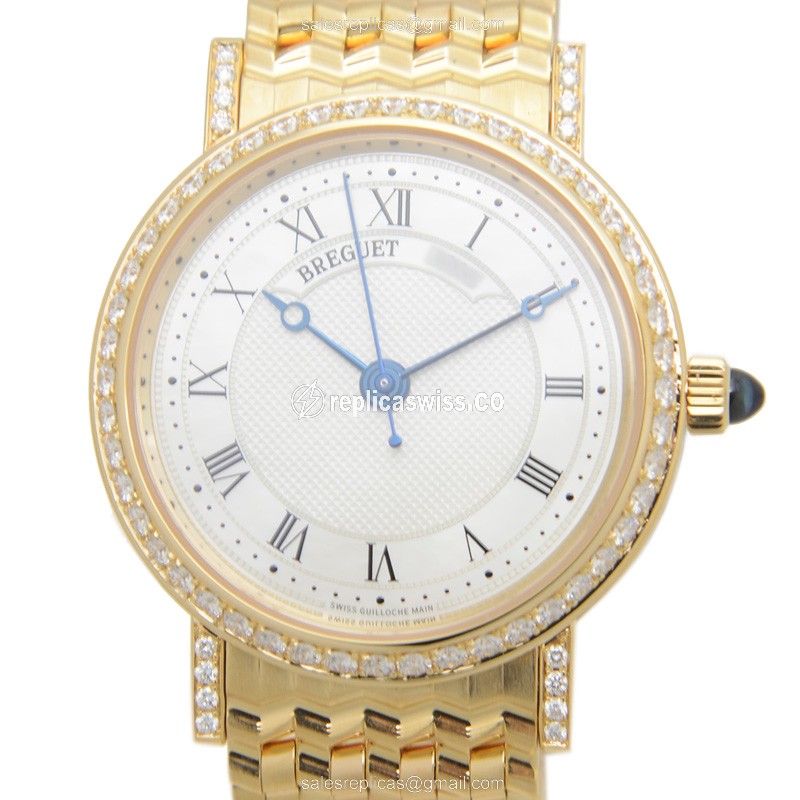 Exquisite Breguet 8068BA Classic Replica Watch | Automatic Movement | 18kt Gold Case & White Dial