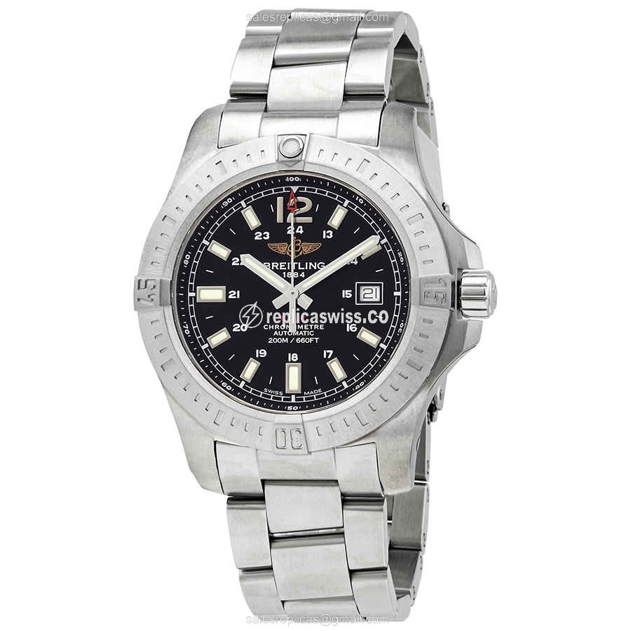 Exquisite Breitling Challenger A17388101B2A1 Replica Watch with Black Dial & Stainless Steel Case