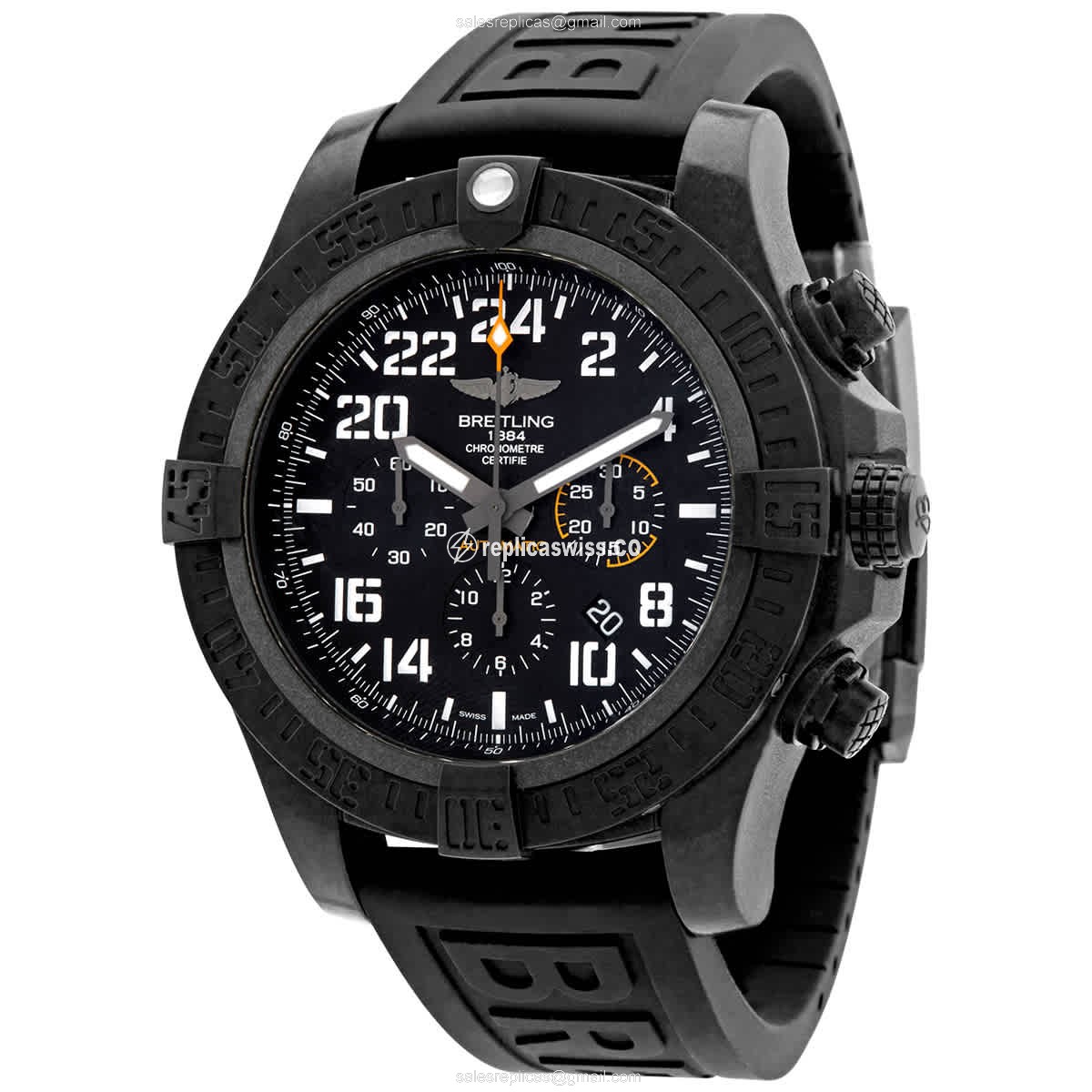 Exquisite Breitling XB1210E41B1S1 Avenger Hurricane Replica | Black Dial, Carbon Fiber Case Watch