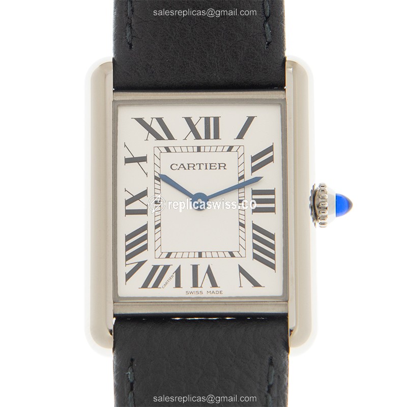 Exquisite Cartier WSTA0041 Replica Watch | Silver Dial, Quartz Movement, Steel Case