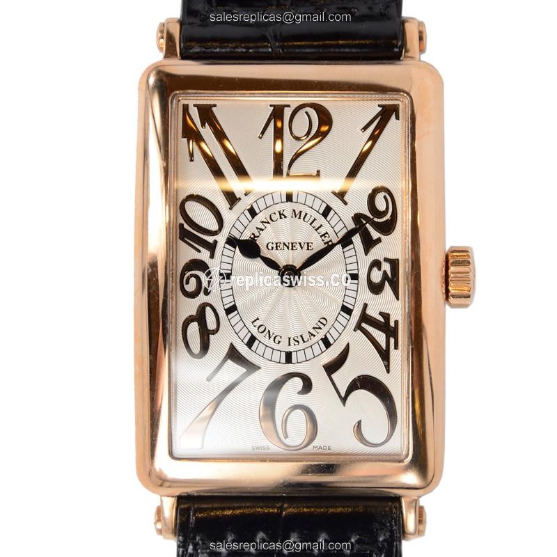 Exquisite Franck Muller 1000SCREL5N LONG ISLAND Replica Watch | Automatic Movement, 18kt Rose Gold