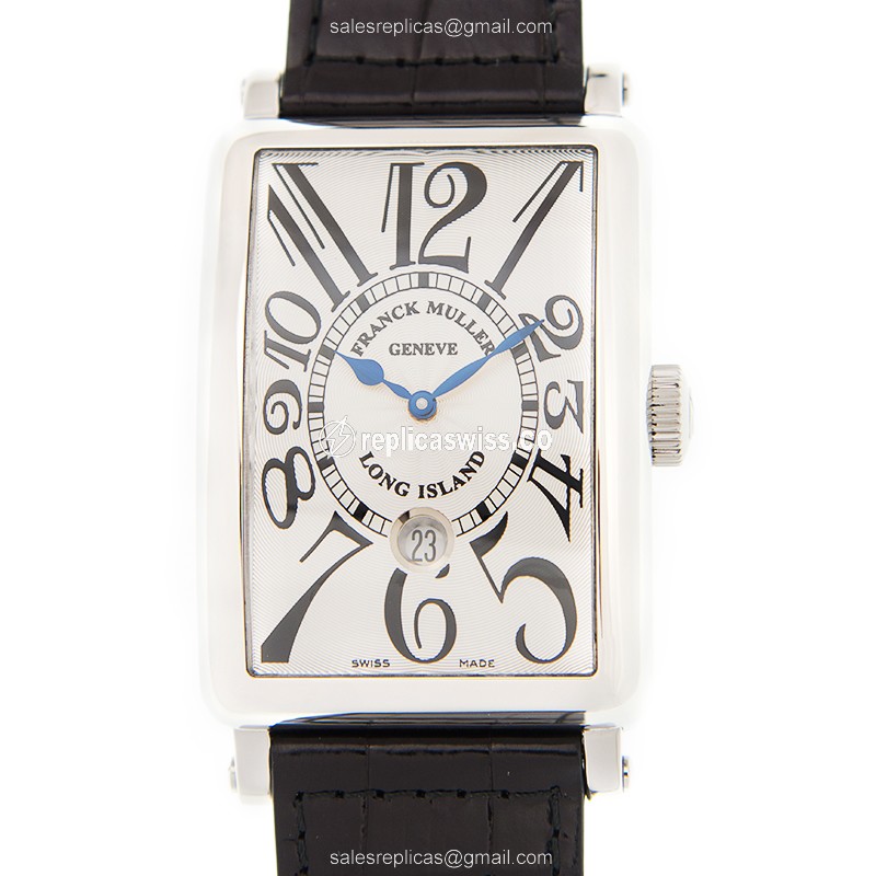 Exquisite Franck Muller 1300 SC DT LONG ISLAND Replica, Automatic Movement, White Dial & Stainless