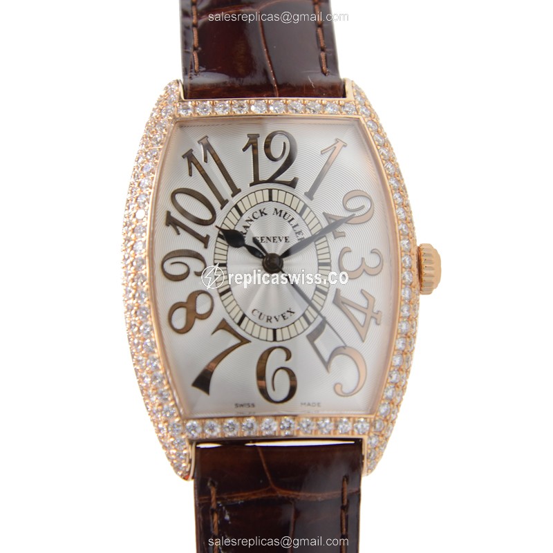 Exquisite Franck Muller 2852 SC REL D Master Complication Replica, Automatic Movement, 18kt Rose