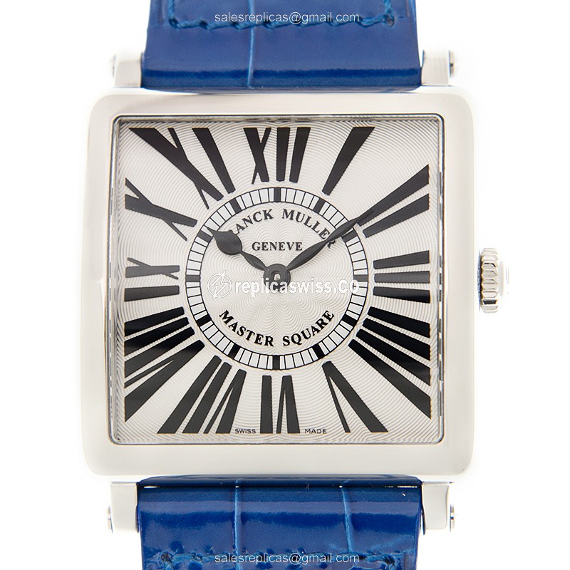 Exquisite Franck Muller 6002 M QZ R Replica with Silver Dial Stainless Steel Case | Swiss