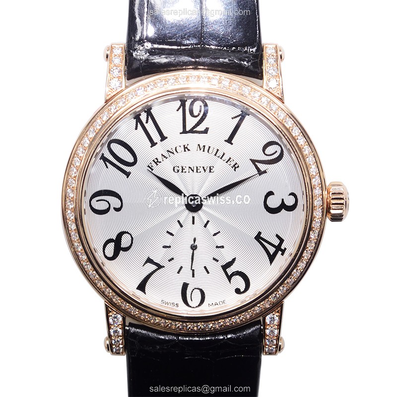 Exquisite Franck Muller 7391 B S6 D Vintage Replica with Automatic Movement, 18kt Rose Gold Case