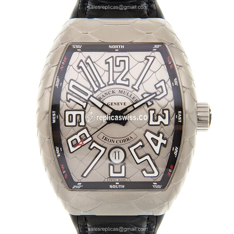 Exquisite Franck Muller V 45 Cobra Vanguard Replica in Stainless Steel with Automatic Movement and
