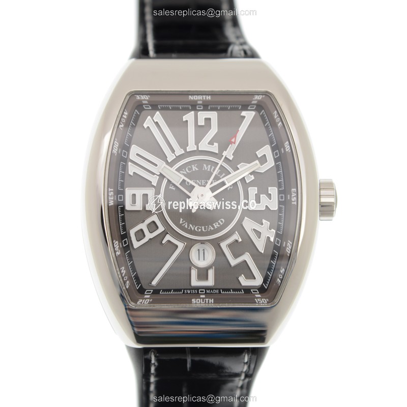Exquisite Franck Muller V45 SC DT Vanguard Automatic Replica | Stainless Steel Case, Gray Dial Watch