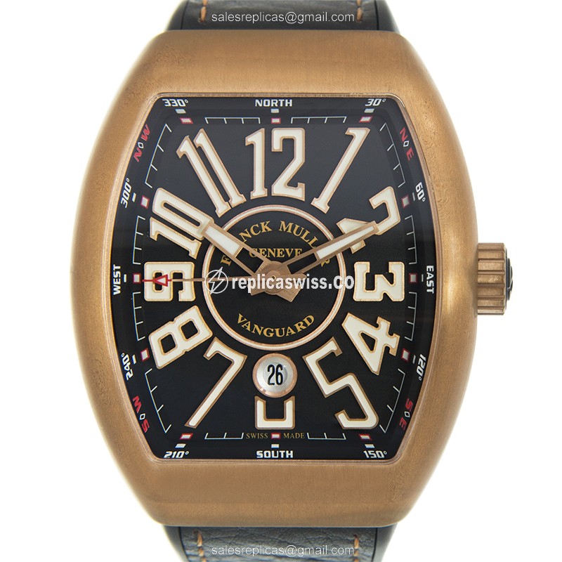 Exquisite Franck Muller V45 Vanguard Replica with Automatic Movement Bronze Case Watch
