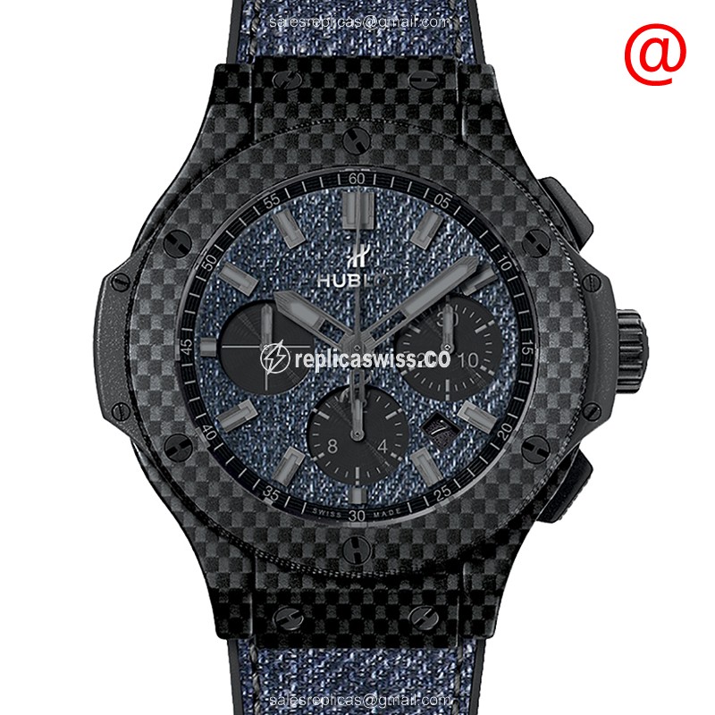 Exquisite Hublot BIG BANG Replica in Black Dial & Carbon Fiber Case, Automatic Movement Watch