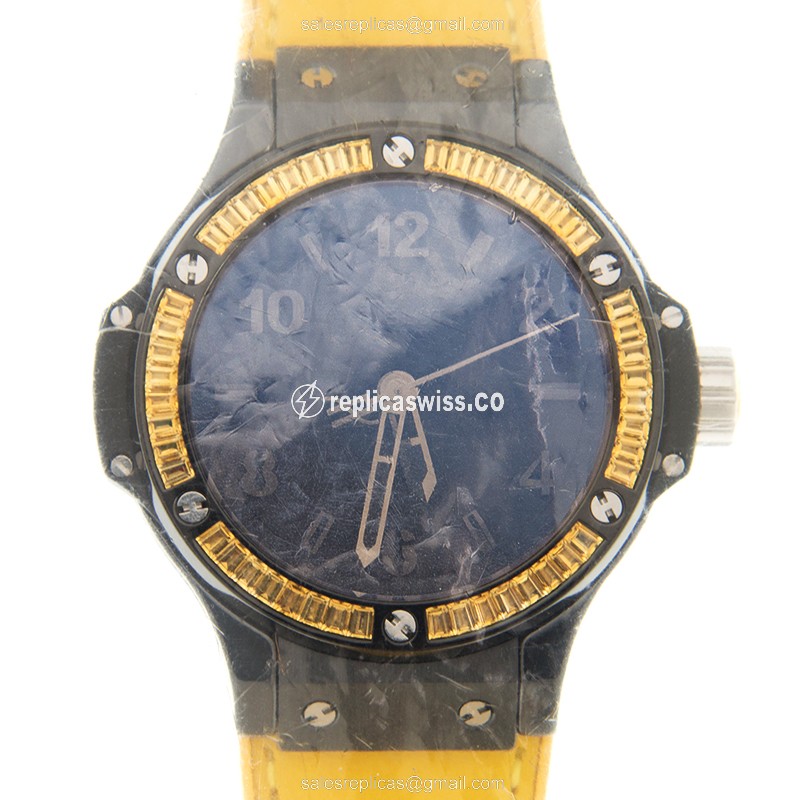Exquisite Hublot Big Bang Replica in Black Dial & Ceramics Case, Automatic Movement Watch
