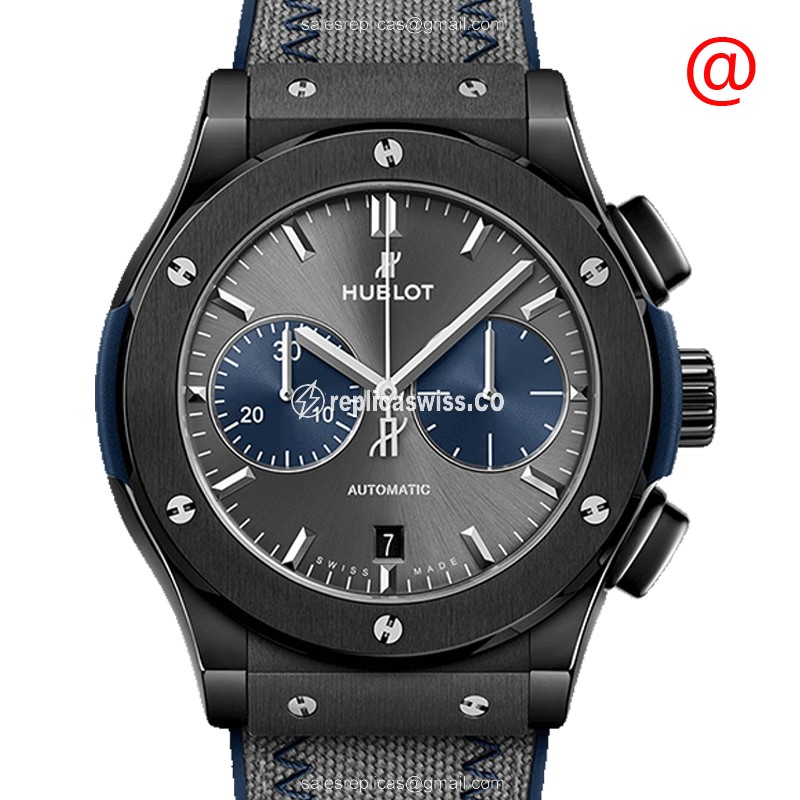 Exquisite Hublot Classic Fusion Replica in Ceramic Case, Automatic Movement & Gray Dial Watch