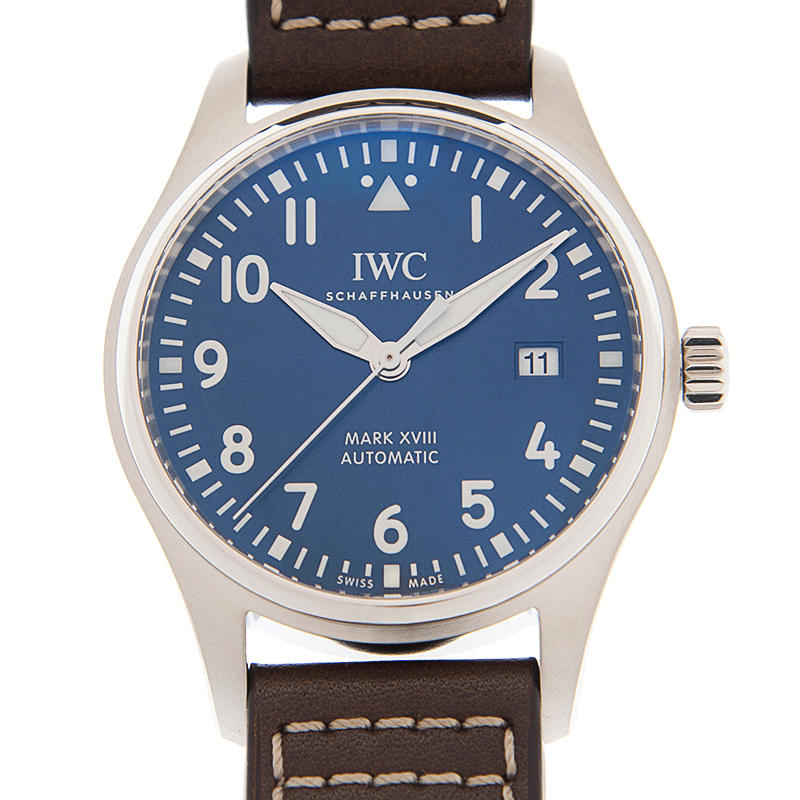 Exquisite IWC PILOTS Replica Watch with Automatic Movement Blue Dial, Crafted in Stainless Steel