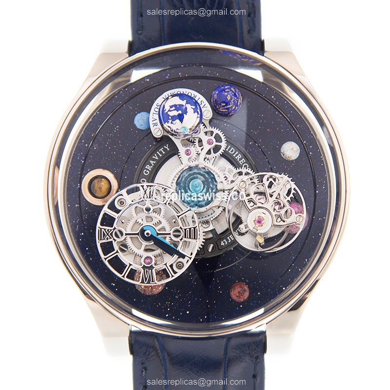Exquisite Jacob & Co. AS300.30.ASTRONOMIA Solar Replica Watch | Automatic Movement, Stainless Steel