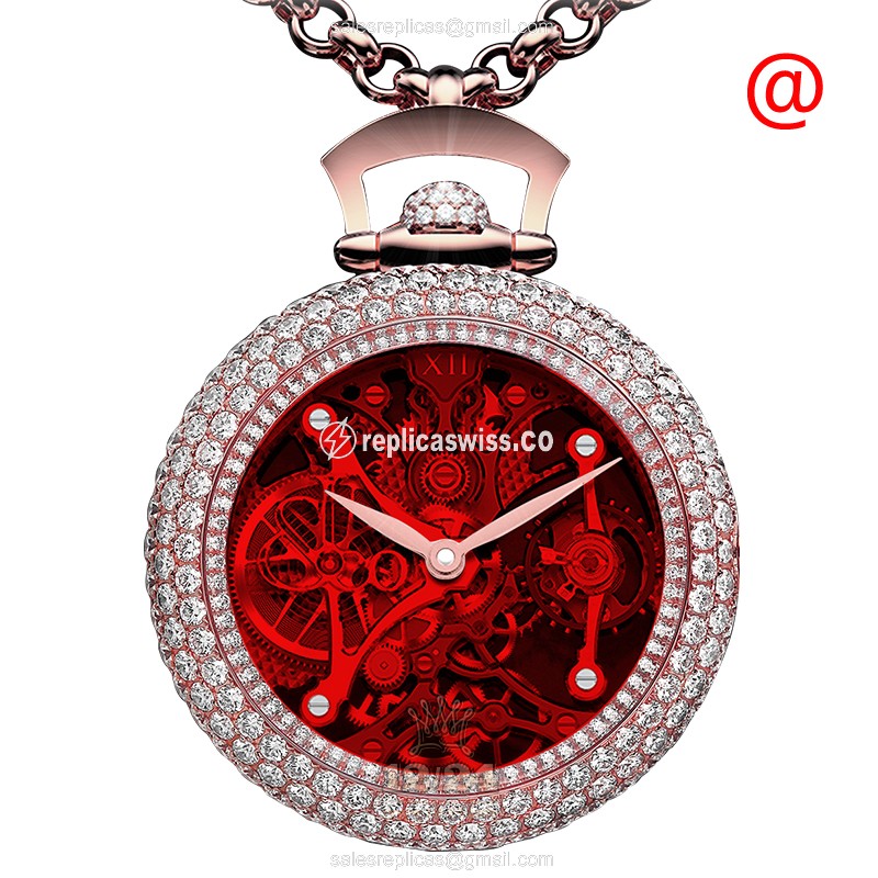 Exquisite Jacob & Co. BS231.40.RD.QR.A40AA Manual Wind Watch | 18kt Gold Case | Red Dial Sapphire