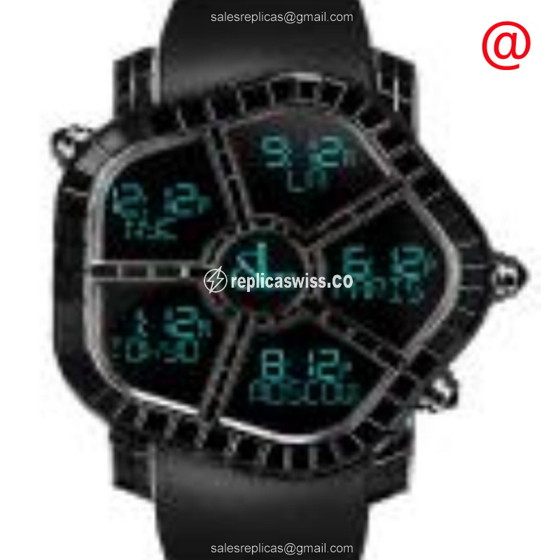 Exquisite Jacob & Co GH800.30 Black Dial Replica Watch | Swiss Quartz | 18kt Gold Case