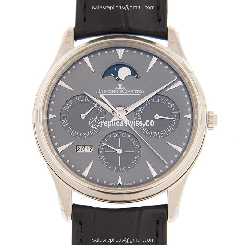 Exquisite Jaeger-Lecoultre Master Ultra Thin Replica, Automatic Movement, Stainless Steel Case &