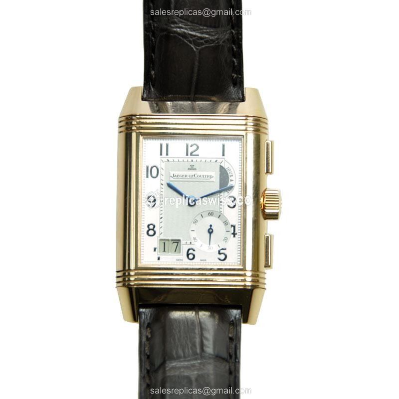 Exquisite Jaeger-Lecoultre Q3022420 REVERSO in 18kt Rose Gold | Automatic Movement, White Dial &