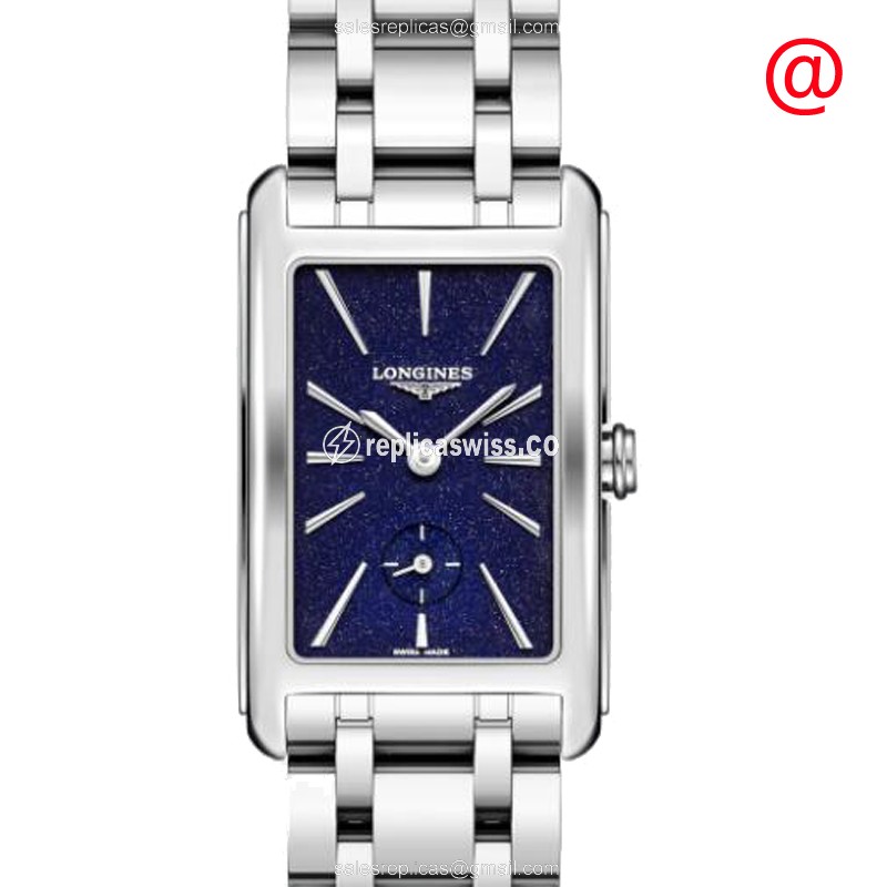 Exquisite Longines Dolce Vita Replica Watch | Blue Dial, Steel Case & Silver Clasp