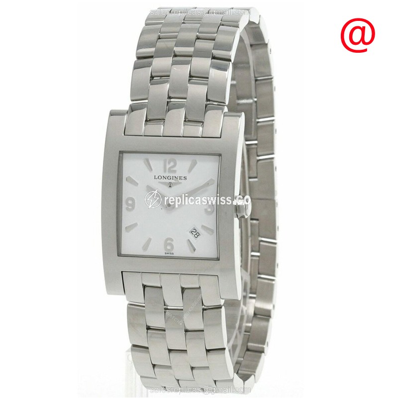 Exquisite Longines Dolce Vita Replica with White Dial Stainless Steel Case Watch
