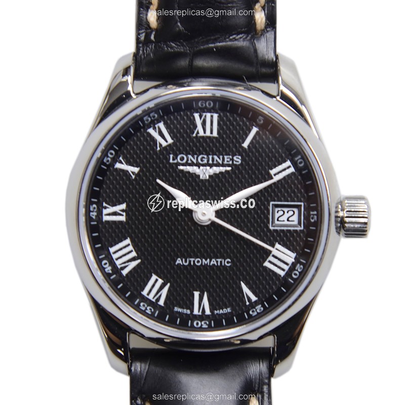Exquisite Longines L2.128.4.51.7 Replica Watch | Black Dial, Automatic Movement