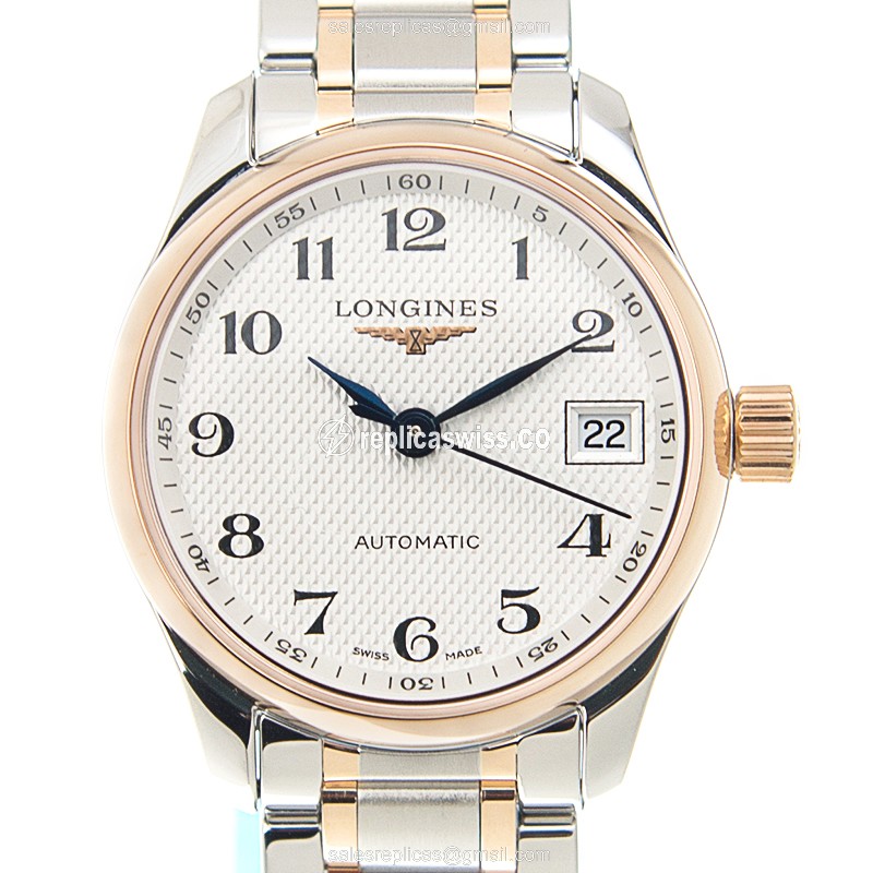Exquisite Longines L2.128.5.79.7 Replica Watch | White Dial, 18kt Steel Case