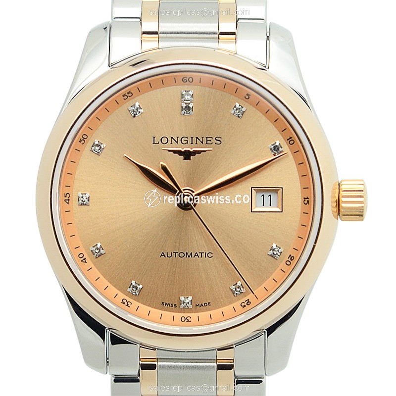 Exquisite Longines L2.257.5.99.7 Master Watch: 18kt Steel & Gold, Automatic Movement