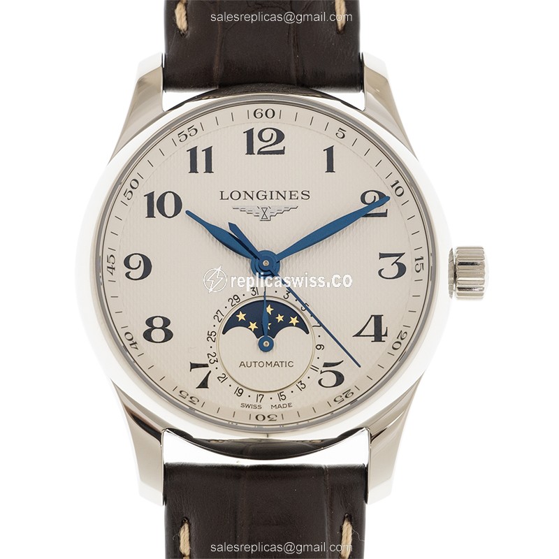Exquisite Longines L2.409.4.78.3 Replica Watch | White Dial, Automatic Movement