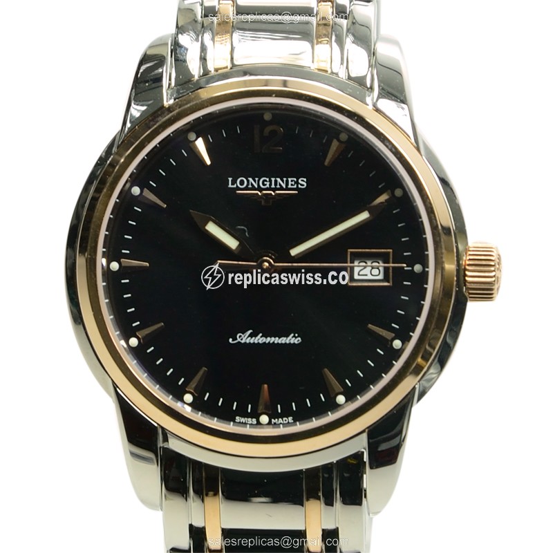Exquisite Longines L2.563.5.52.7 Saint Imier Replica in 18kt Rose Gold & Stainless Steel, Automatic